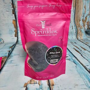 Pink Zebra Sprinkles After Dark Fragranced Wax Melts 3.75 oz New Sealed